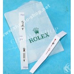 ROLEX ACCESSOIRE ORIGINALE SET AIGUILLES OR BLANC LUMINOVA MONTRES HOMMES YACHTMASTER 16622, 116622