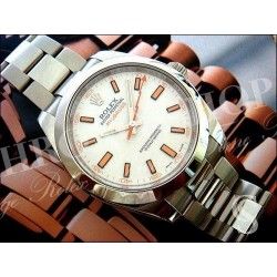 Rolex Fourniture pièce détachée montres Rare Cadran Blanc montres MILGAUSS 116400 Cal 3131