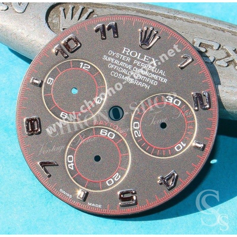 ★★ Rare Awesome Rolex Cosmograph Daytona SILVER RACING ARABIC Dial Ref.116509, 116519, 116520 cal 4130 ★★