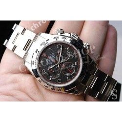 ★★ RARE Cadran Rolex Cosmograph Daytona NOIR MAT RACING DIAL ARABIC Montres Ref.116509,116519,116520 Cal 4130 ★★