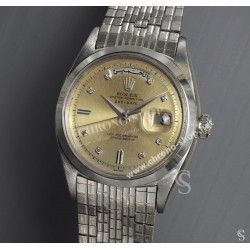 Rolex Genuine Factory Italian Day disc Champagne color Day-Date president watches 1801, 1803, 1807 cal 1556 