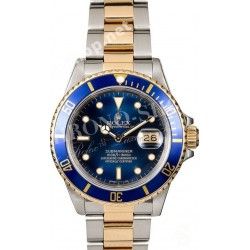 Rolex Rares Aiguilles Or jaune Montres Submariner Date 16808, 16803, 16613, 16618 Luminova Heures & minutes NOS Ref 14-88282