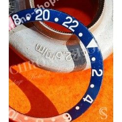 Rolex 70's Vintage Bezel insert Graduated Faded PEPSI Red & blue GMT MASTER 1675 , 16750 Watch inlay part