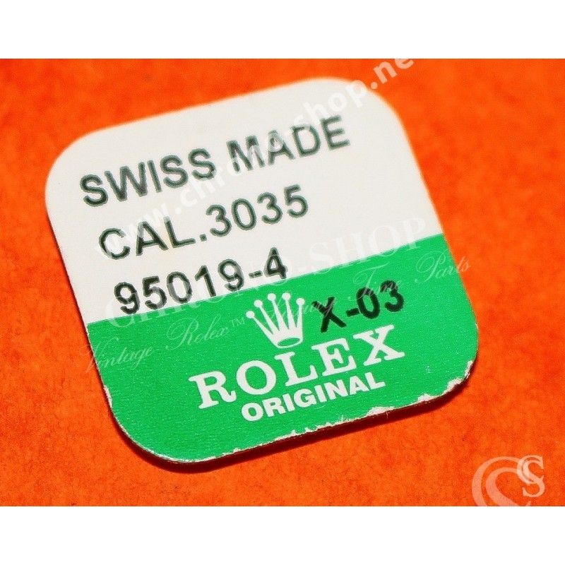 ROLEX Fourniture horlogerie,Ressort pour Chaton de Balancier sus / sous NEUF ref 95019-4, calibre 3035, 95019