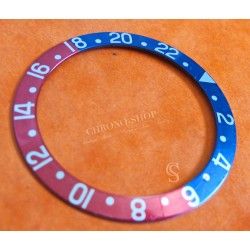 Rare Cherry Faded Rolex Vintage 1675 16750 Pepsi GMT Bezel insert inlay Mark III