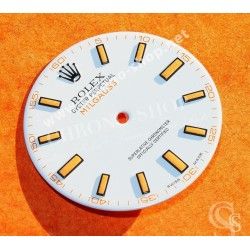 Rolex ♕ Rare horology part for sale MINT Watch White Dial & orange registered MILGAUSS 116400 Cal 3131