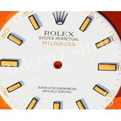 Rolex Fourniture pièce détachée montres Rare Cadran Blanc montres MILGAUSS 116400 Cal 3131