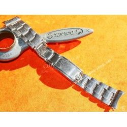 ◄Vintage 1969 20mm ROLEX 7206 riveted S/S OYSTER Bracelet 3.69 5513, 5512, 1680, 5508, 6538, 6536, 5510, GENUINE►