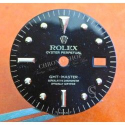 ROLEX GMT MASTER 16753 16758 CADRAN OR NOIR NIPPLE DIAL BEYELER GENEVE