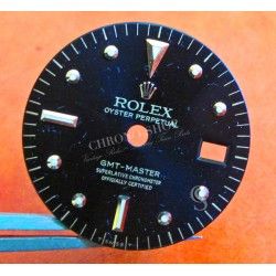 ROLEX GMT MASTER 16753 16758 CADRAN OR NOIR NIPPLE DIAL BEYELER GENEVE