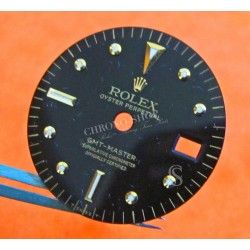 Black Rolex GMT-Master 16753 16758 18k Yellow Gold/Stainless Steel Black Nipple Dial