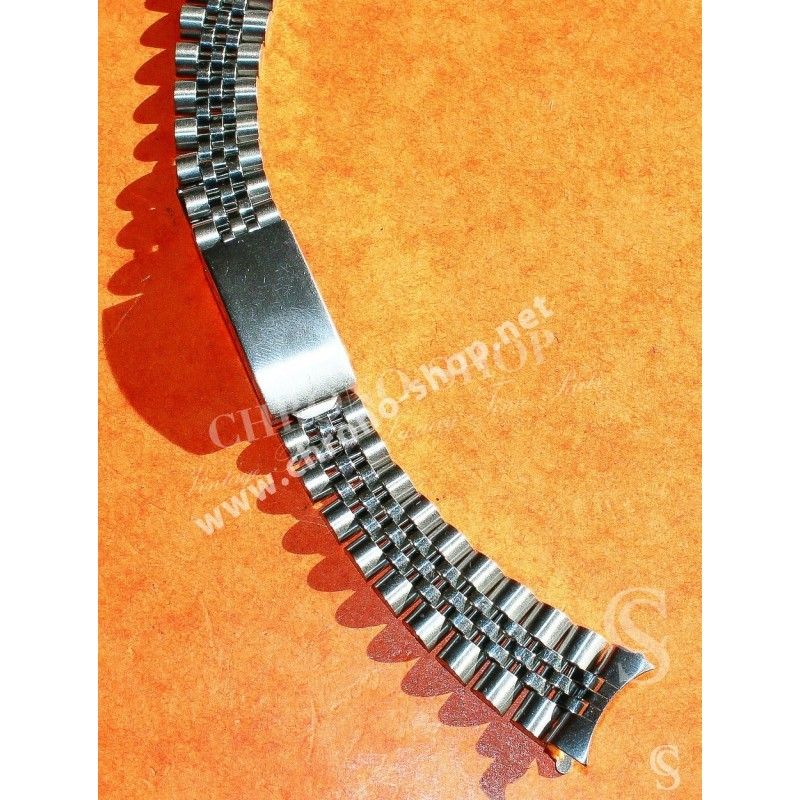 Vintage & Rare Luxury 18mm steel mesh jubilee style watch bracelet divers band 60s Patek, Breitling, Omega, IWC, Tissot