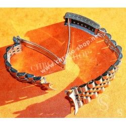 Vintage & Rare Luxury 18mm steel mesh jubilee style watch bracelet divers band 60s Patek, Breitling, Omega, IWC, Tissot