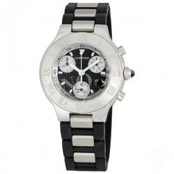 Cartier Must 21 Chronoscaph Men's Watch W10125U2 3x links for sale