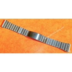 Vintage 70's Bracelet 20mm swiss Made Acier montres anciennes Heuer,Omega,Tissot,Enicar,Universal Genève
