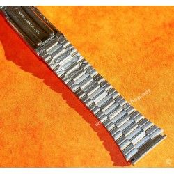 Vintage 70's Bracelet 20mm swiss Made Acier montres anciennes Heuer,Omega,Tissot,Enicar,Universal Genève