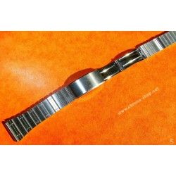 Vintage 70's Bracelet 20mm swiss Made Acier montres anciennes Heuer,Omega,Tissot,Enicar,Universal Genève