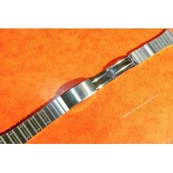 Vintage 70's Bracelet 20mm swiss Made Acier montres anciennes Heuer,Omega,Tissot,Enicar,Universal Genève