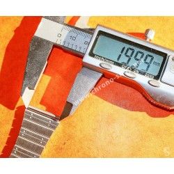 Vintage Watch Bracelet 20mm Swiss Made Rare 70's band Ssteel Watch Sport Heuer MONTREAL ref 110.503N