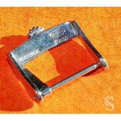 ROLEX AUTHENTIQUE BOUCLE ARDILLON DE MONTRES ACIER INOXYDABLE EN 16mm / 18mm pour bracelets cuir 20mm