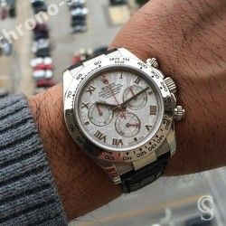 Rolex poussoirs or blanc complets vissés Ref B24-P512-9 GG1 Montres Rolex Cosmograph Daytona 116509, 16509, 116519, 16519