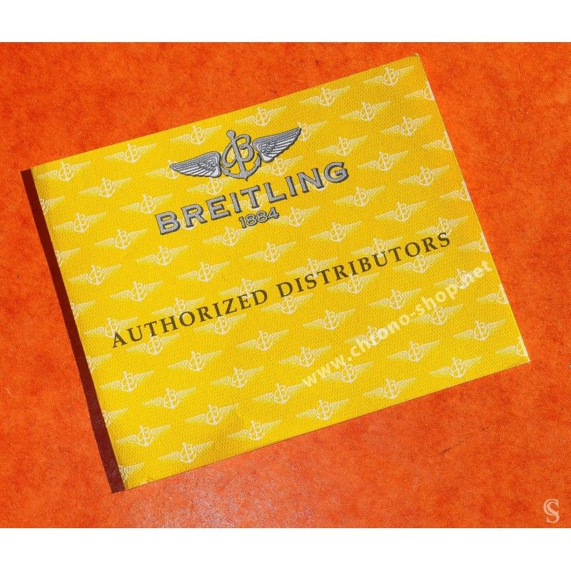 BREITLING AUTHORIZED DISTRIBUTORS WATCH MANUAL BOOK GUIDE BOOKLET MANUAL FOR SALE