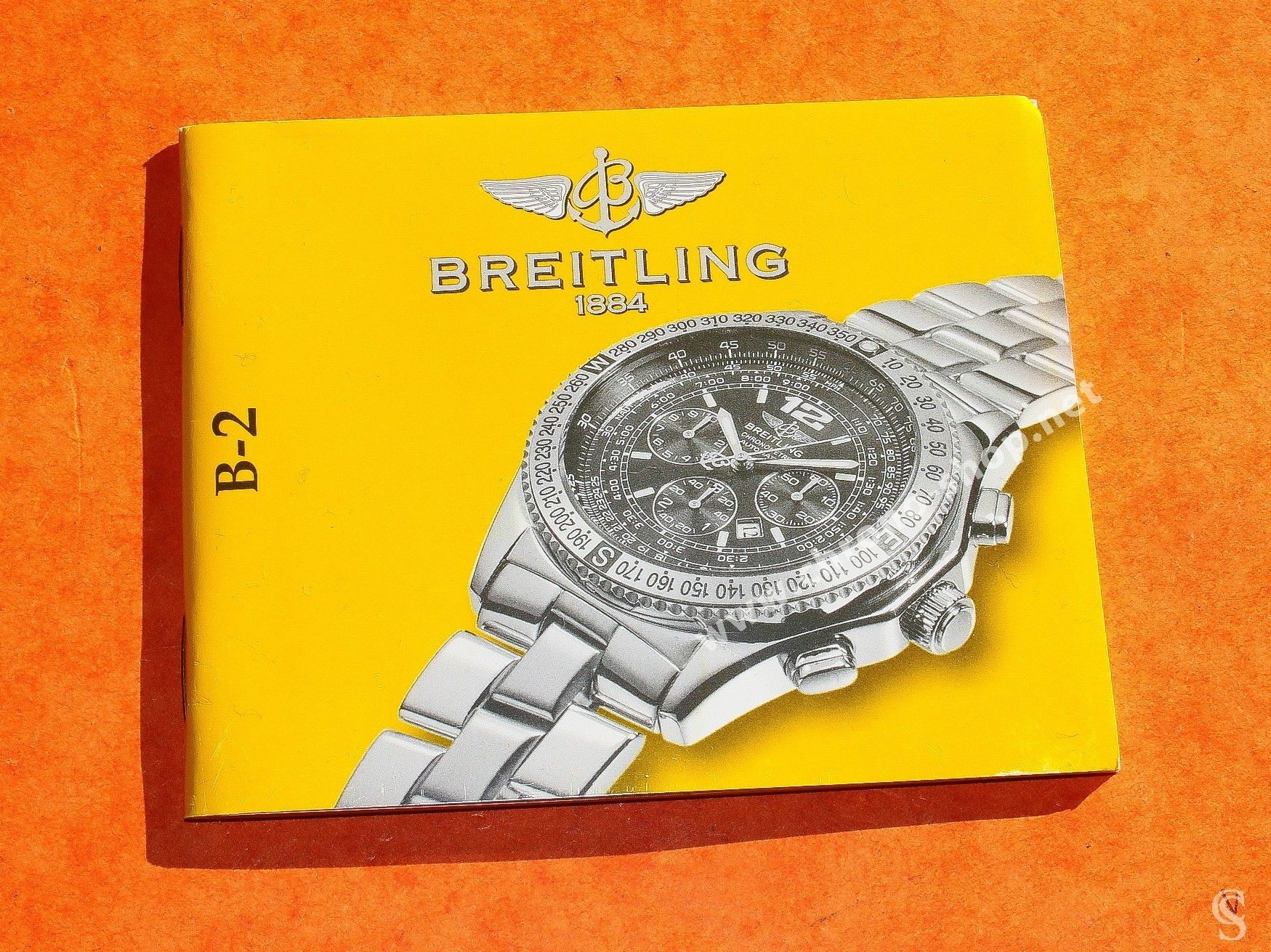 BREITLING B-3 WATCH MANUAL BOOK GUIDE BOOKLET MANUAL FOR SALE