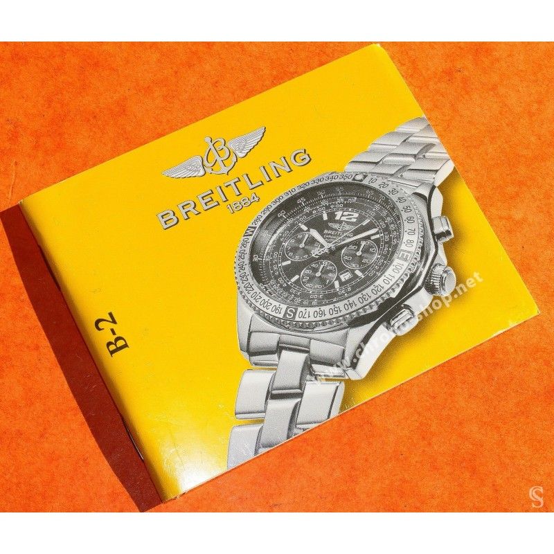 BREITLING AUTHORIZED DISTRIBUTORS WATCH MANUAL BOOK GUIDE BOOKLET MANUAL FOR SALE