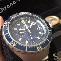 OMEGA Rare Accessoire Réhaut Lunette insert Montres Chrono BIG BLUE SEAMASTER 120M ref 176004