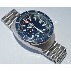 OMEGA Rare Accessoire Réhaut Lunette insert Montres Chrono BIG BLUE SEAMASTER 120M ref 176004