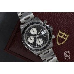 Tudor Vintages Set aiguilles Tritium Noires & acier montres Prince Chronograph Steel 79280, 79260, 79160, 79270 Cal Valjoux