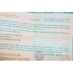 Rolex Rare Blank 70's Warranty Paper Unfilled guarantee DOCUMENT REGISTERED CERTIFICATE DAYTONA 6263 PAUL NEWMAN