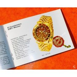 ROLEX 1976 VINTAGE & AUTHENTIQUE LIVRET MONTRES GMT MASTER 1675, 1675/3, 1675/8, NOTICE, BOOKLET