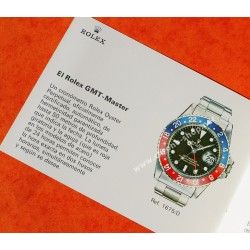 ROLEX 1976 VINTAGE & AUTHENTIQUE LIVRET MONTRES GMT MASTER 1675, 1675/3, 1675/8, NOTICE, BOOKLET