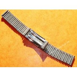 Vintage & Collectible watch Ssteel bracelet Beads of Rice 16mm 60's Rolex,Heuer,IWC,Omega,Breitling,Vacheron