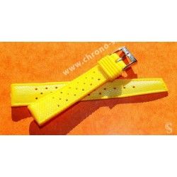 Vintage Yellow Watch 70's 16mm ALASKA Tropic SUB Dive Strap New Old Stock Watch Band nos