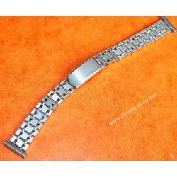 BRACELET ACIER VINTAGE MONTRES DAMES 16mm LADY MAILLONS PLATS STYLE AUDEMARS PIGUET