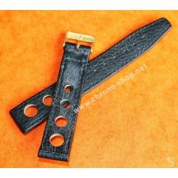 Genuine 70's 18mm Tropic Style Swiss Leather style watch strap bracelet NOS 1960s/70s Rolex, Tudor, omega, IWC, Triton