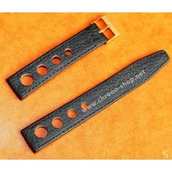 Genuine 70's 18mm Tropic Style Swiss Leather style watch strap bracelet NOS 1960s/70s Rolex, Tudor, omega, IWC, Triton