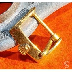 ROLEX ORIGINALE BOUCLE ARDILLON PLAQUE OR 16mm / 18mm pour bracelets cuir 20mm MONTRES