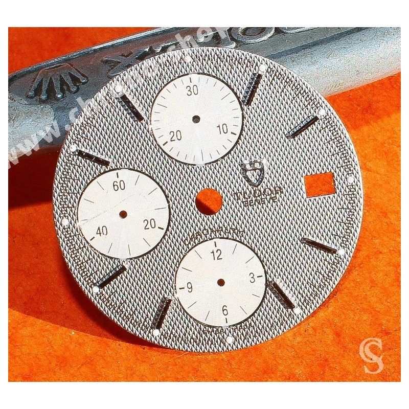 TUDOR Chronautic Chronograph 79380, 79390 Accessoire Authentique Cadran Gris perle & Blanc
