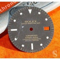 ROLEX RARE SUBMARINER DATE MAT FADED WATCH DIAL PART 16808, 16803, 16613, 16618 CAL 3035, 3135