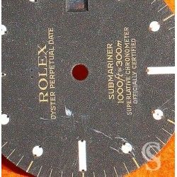 ROLEX RARE SUBMARINER DATE MAT FADED WATCH DIAL PART 16808, 16803, 16613, 16618 CAL 3035, 3135