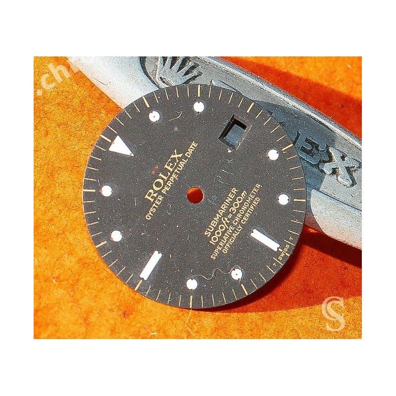 ROLEX CADRAN TRITIUM VINTAGE PATINÉ MONTRES SUBMARINER DATE OR/ACIER, TOUT OR 16808, 16803, 16613, 16618 Cal 3035, 3135