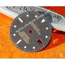 ROLEX RARE SUBMARINER DATE MAT FADED WATCH DIAL PART 16808, 16803, 16613, 16618 CAL 3035, 3135