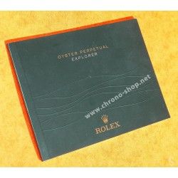 Rolex livret, manuel, notice, mode d'emploi 2012 Langue Français montres Oyster Perpetual Explorer 214270