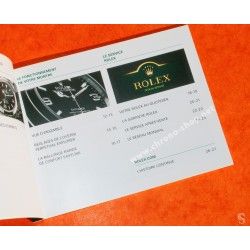 Rolex livret, manuel, notice, mode d'emploi 2012 Langue Français montres Oyster Perpetual Explorer 214270