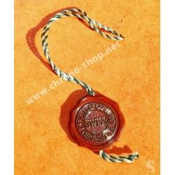 Rolex Rare Chronometer Red Hang Seal Tag CERTIFIED OFFICIAL CHRONOMETER Goodies, watch accessories collectibles