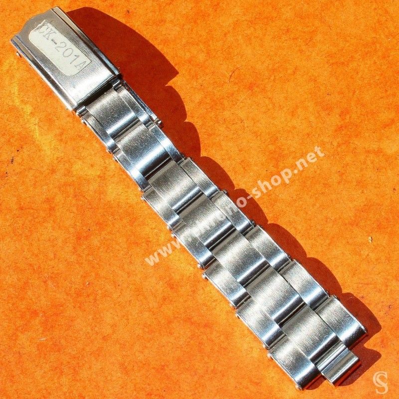 Accessoire Montres Brin de Bracelet Acier 18, 19, 20mm Adaptables Générique Vintage type Rolex Hommes maillons rivets