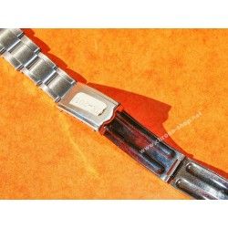 Accessoire Montres Brin de Bracelet Acier 18, 19, 20mm Adaptables Générique Vintage type Rolex Hommes maillons rivets